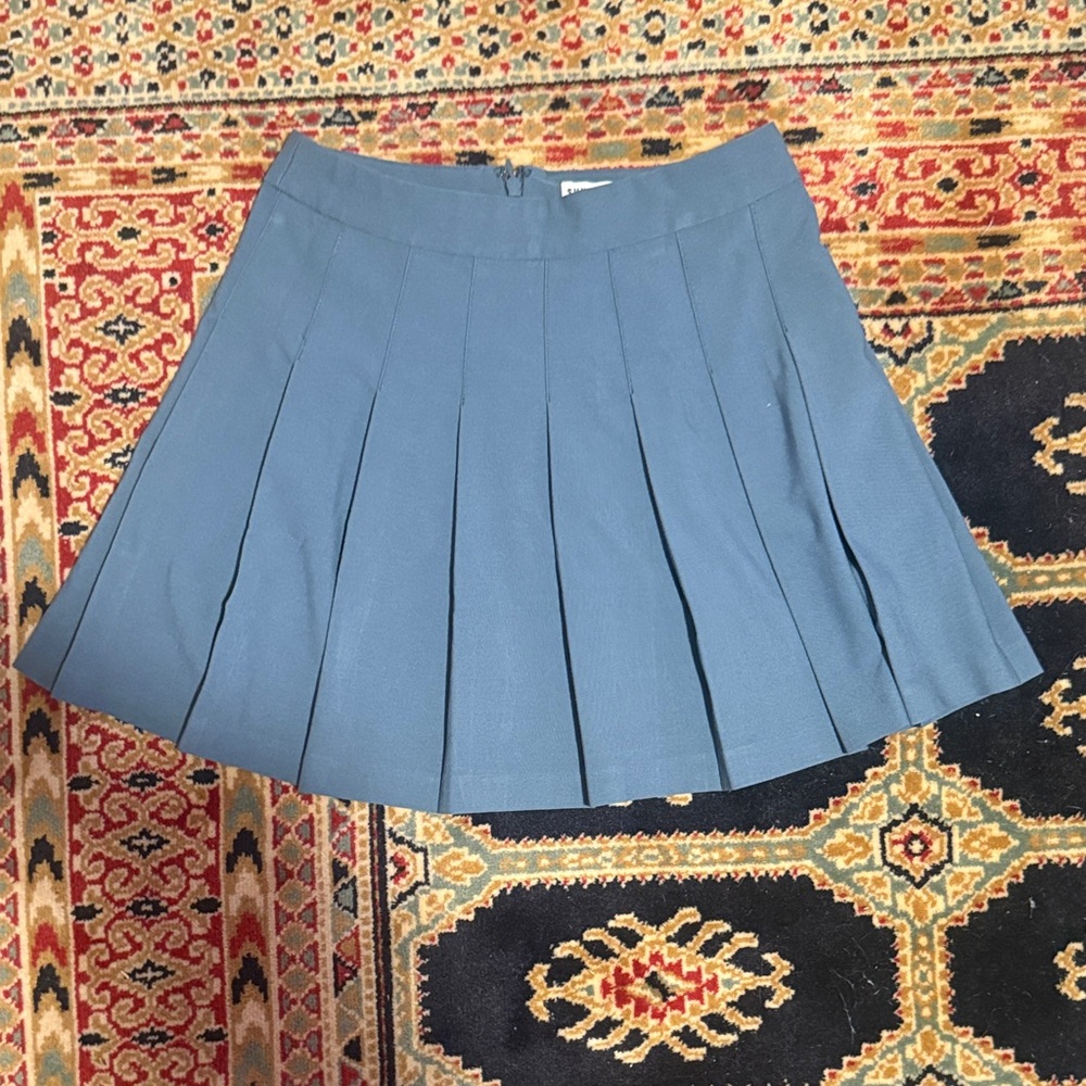 Sunday Best Blue Pleaded Skrit